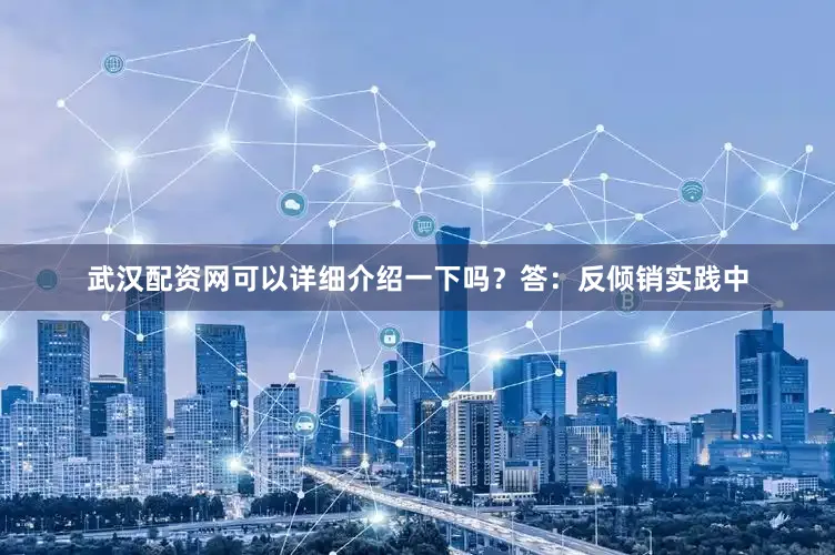 武汉配资网可以详细介绍一下吗？答：反倾销实践中